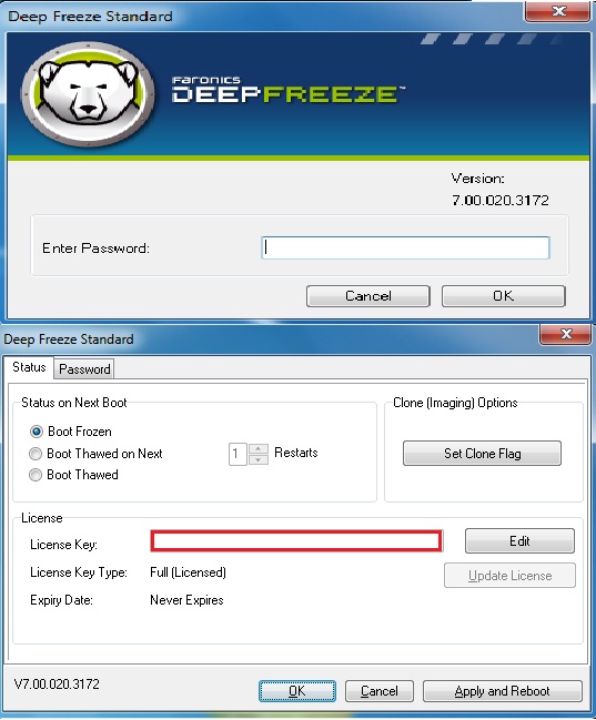 Deep freeze crack download